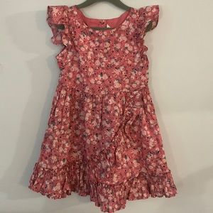Floral dress with ruffles by Janie and Jack